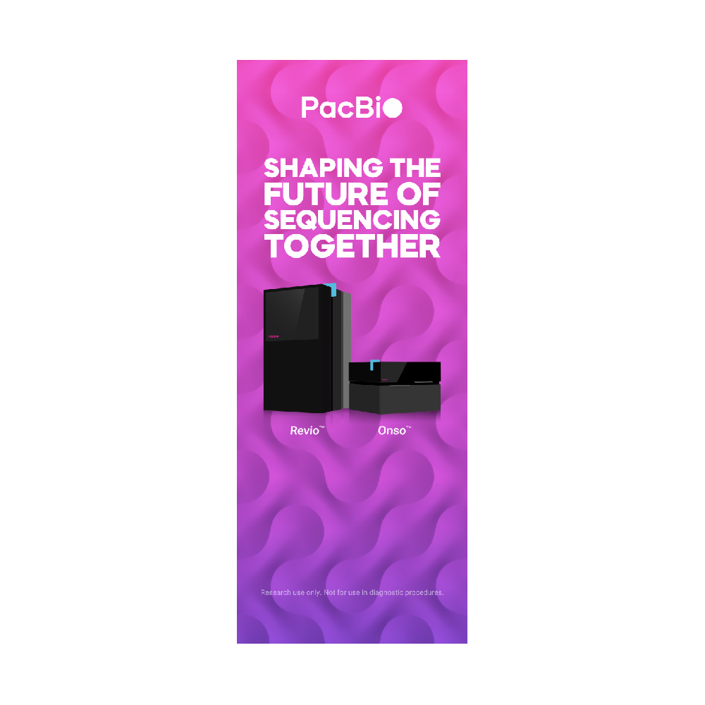 Roller Banner - Revio/Onso - Shaping the Future of Sequencing Together